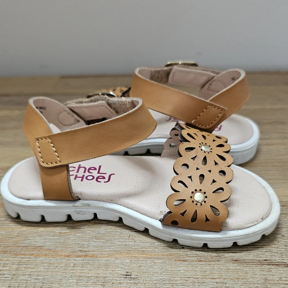 RACHEL SHOES Lil Palmer Infant/Toddler Tan  Sandals, Shoes